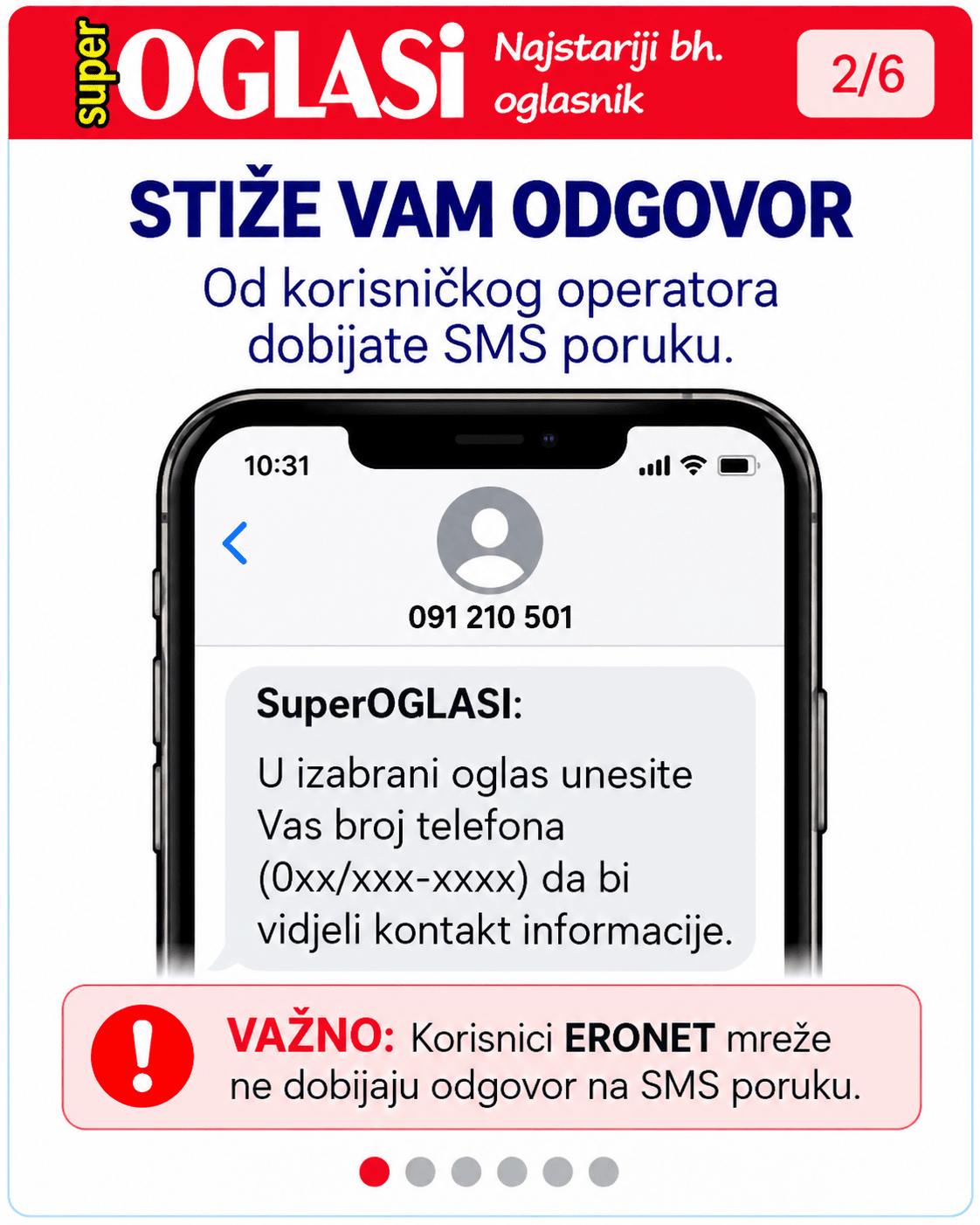 WEBSMS uputstvo 2 od 6