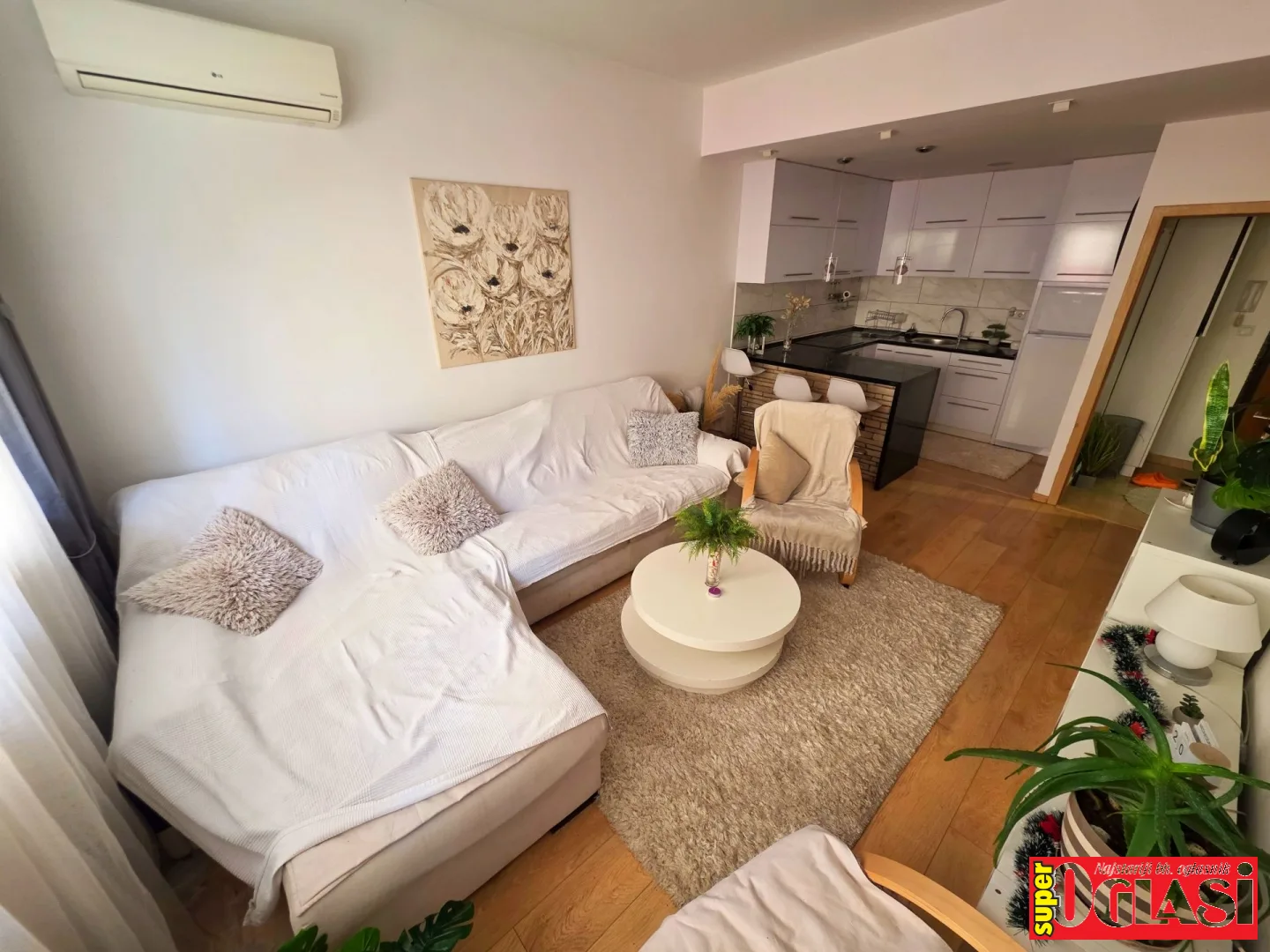 Dvosoban namješten stan Stup, 42 m2