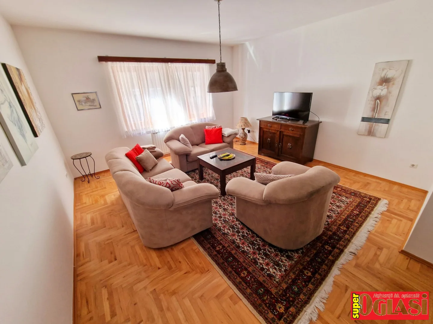 Trosoban renoviran stan Marijin dvor, 80m2, stan, površina 80m2, za najam