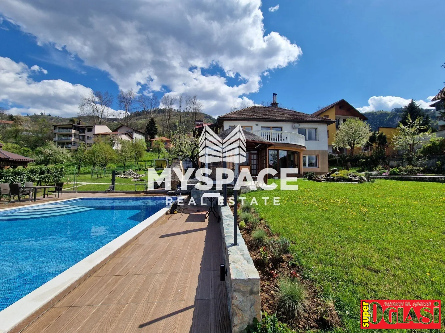 Lux kuća sa bazenom Bistrik, 250 m2, kuća, površina 250m2, za najam
